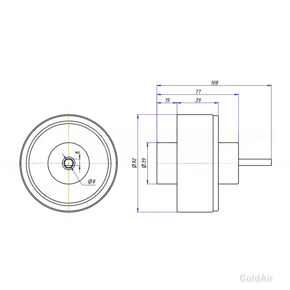 RC-U01471, электромотор бесщеточный 24V