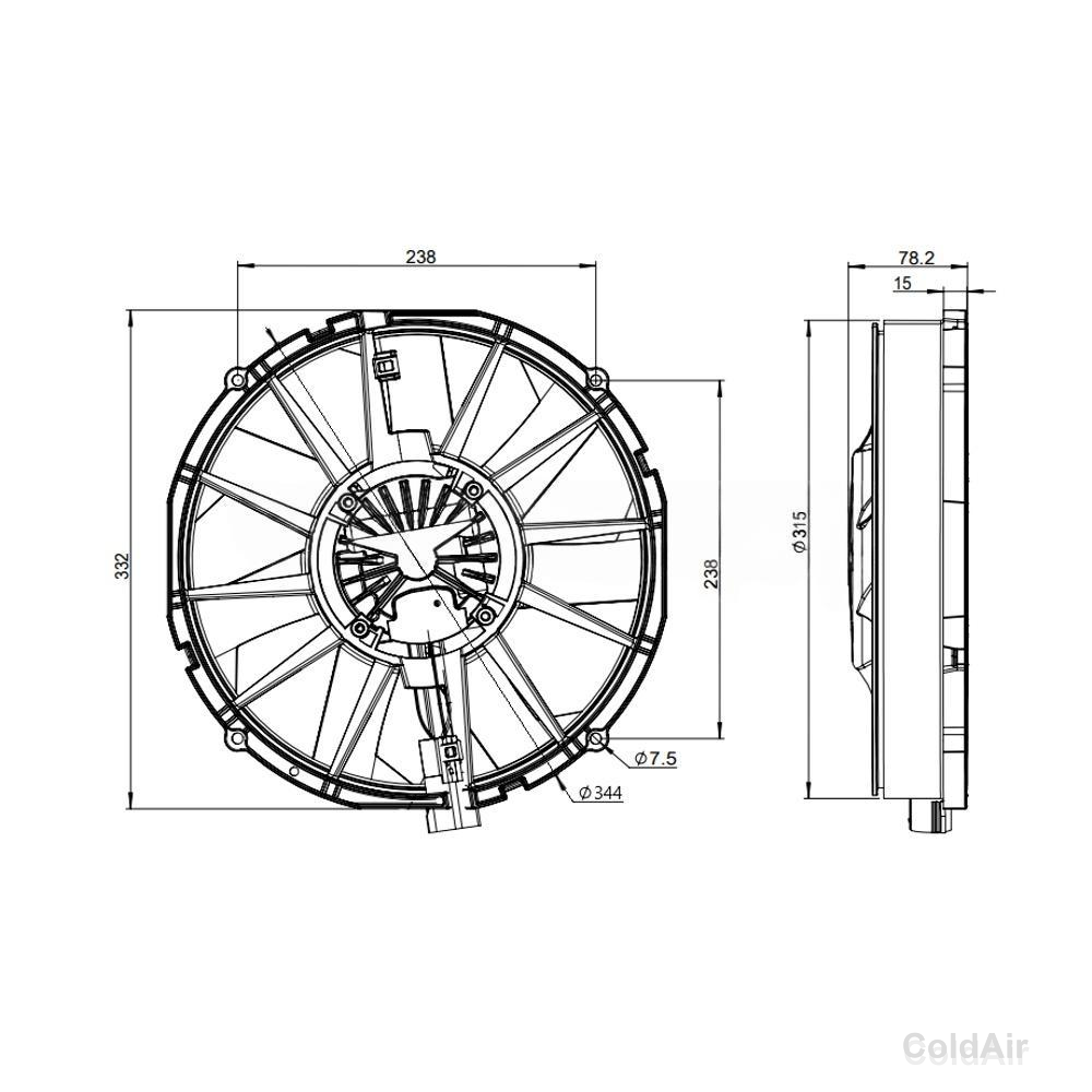 RC-U01472, вентилятор 12