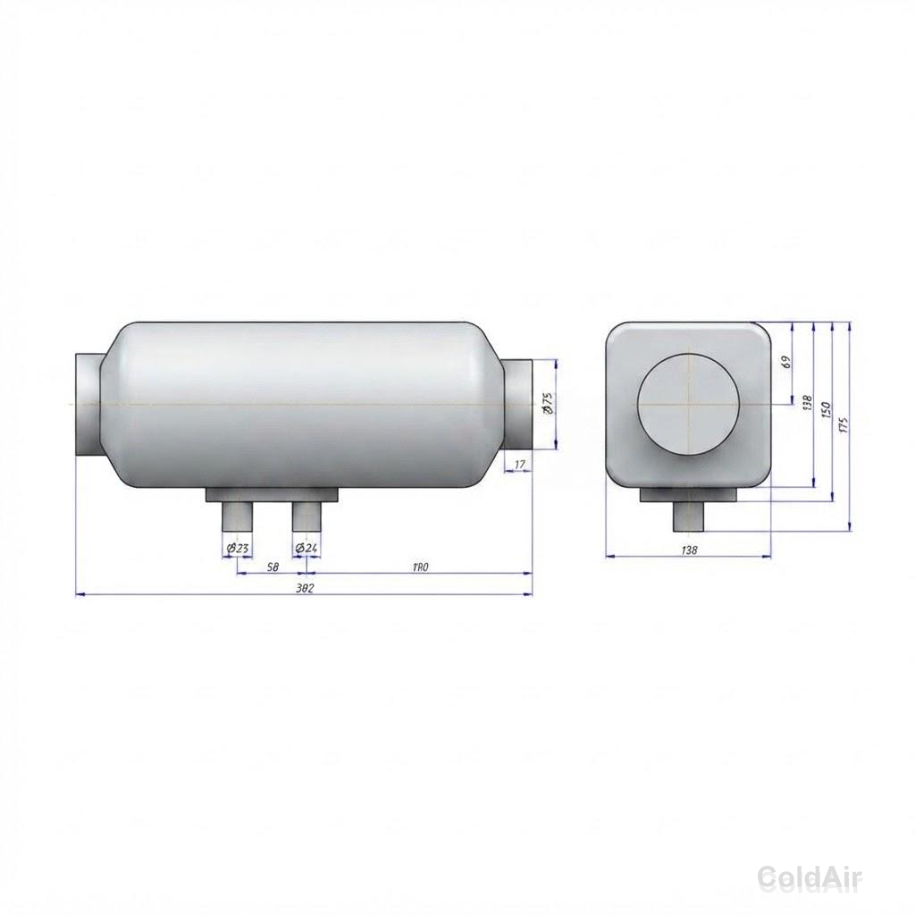 RC-U03102, отопитель воздушный, аналог Eberspacher D4, 5kw, 12V
