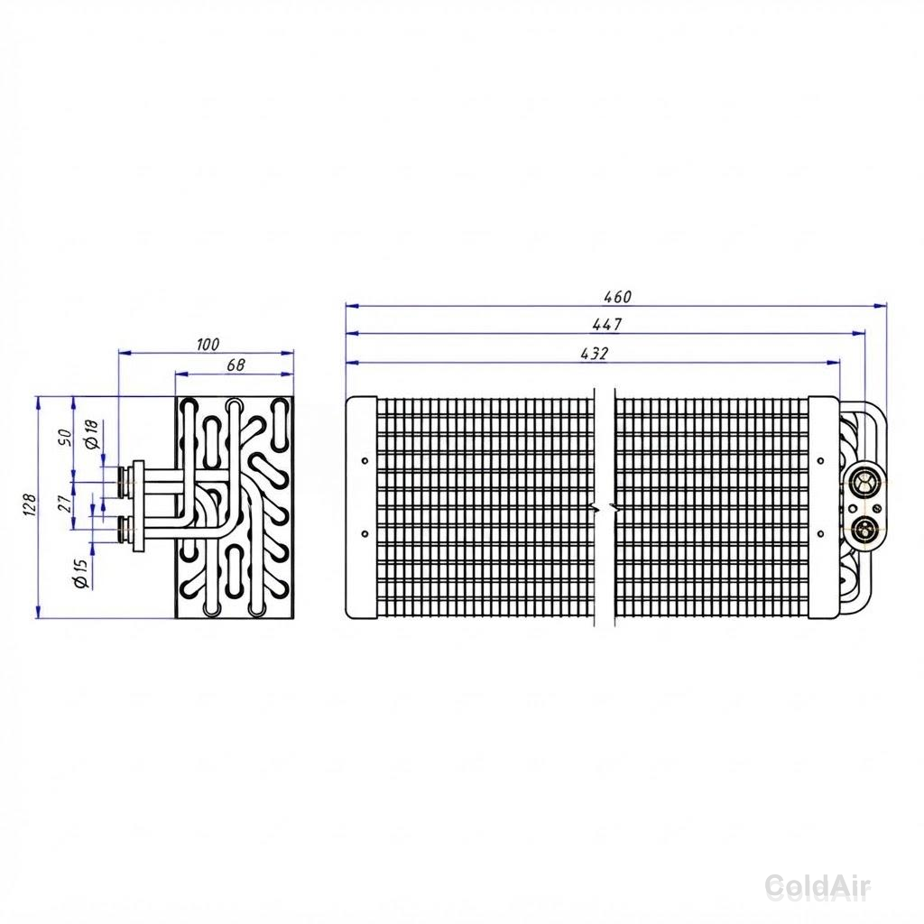 RC-U061670, испаритель кондиционера
