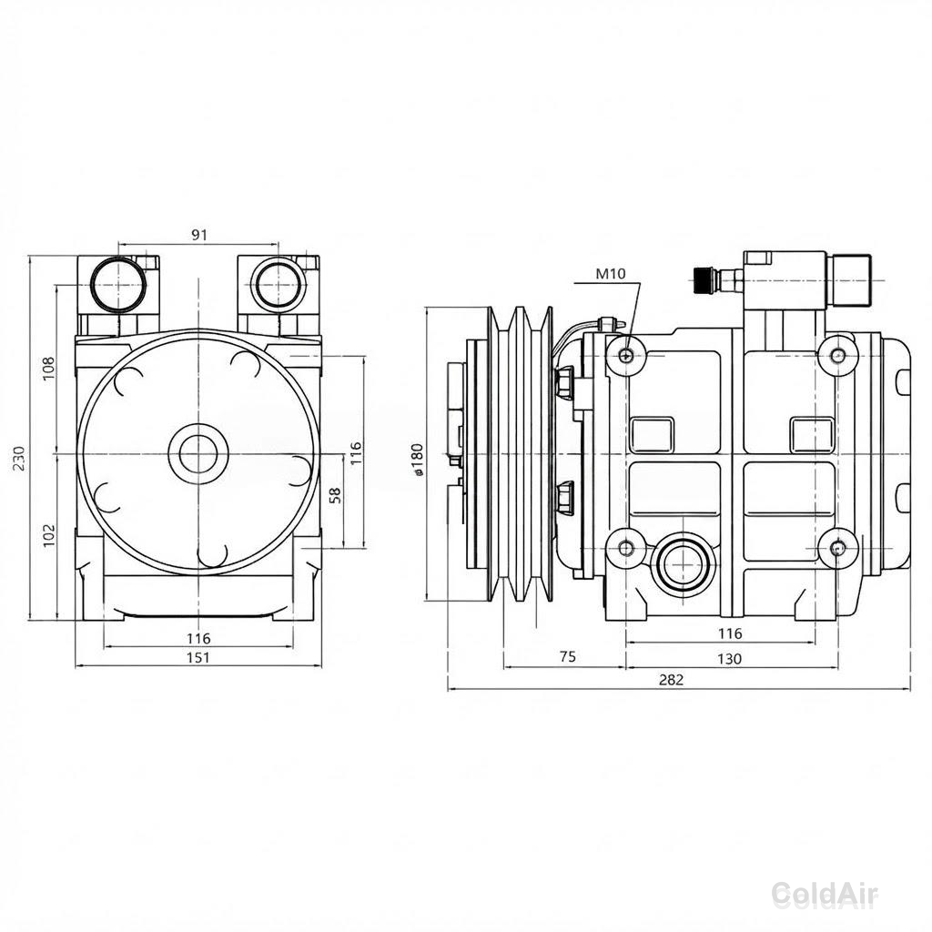 RC-U08695 (TM-48, B2, 24V), вход резьба М36х1,5, выход резьба М27х1,5, O-Ring