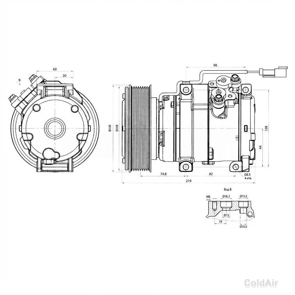 RC-U08711 (10S17С,24V,PV8) выходы вертикальные, вход Ø 18,3 мм., выход Ø 15,5 мм.