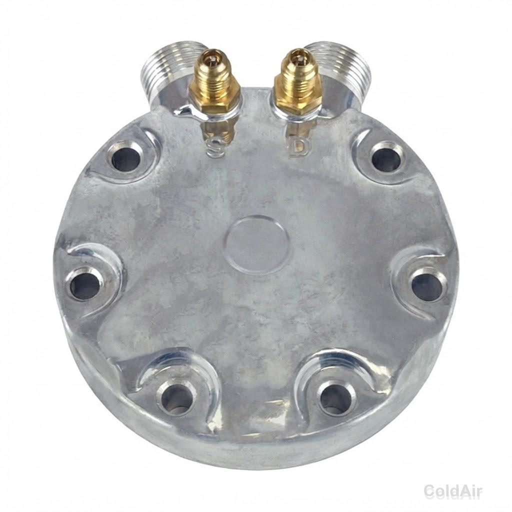 Крышка RC-U08729 на компрессора Sanden 7H, O-Ring, 1