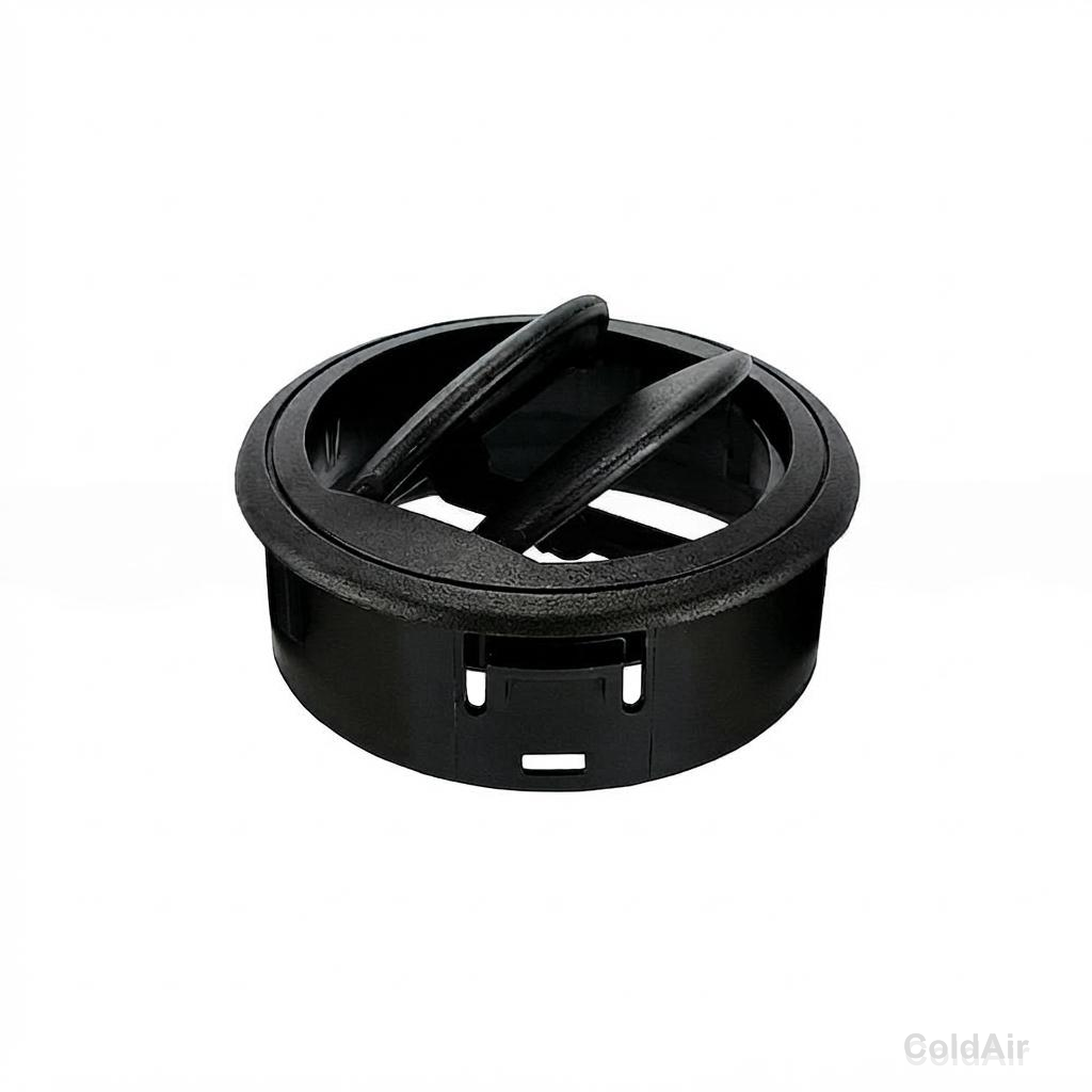 RC-U0902, дефлектор Ø 80 мм., закрывающийся, поворотный, черного цвета