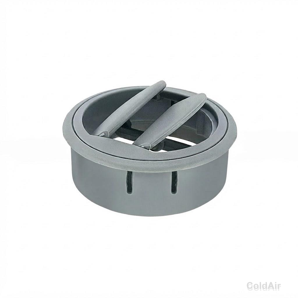 RC-U0968, дефлектор Ø 80 мм., закрывающийся, поворотный, серого цвета