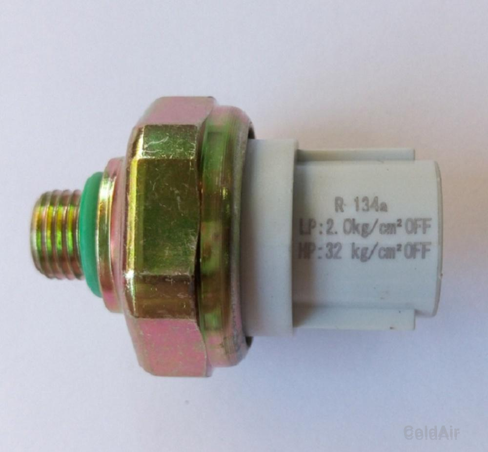 Датчик давления RC-U0435В для Honda/Acura, 3/8-24 UNF Male. 32 kg/cm2 Off, , LP: 2.0 kg/cm2 Off, R-12, R-134a.