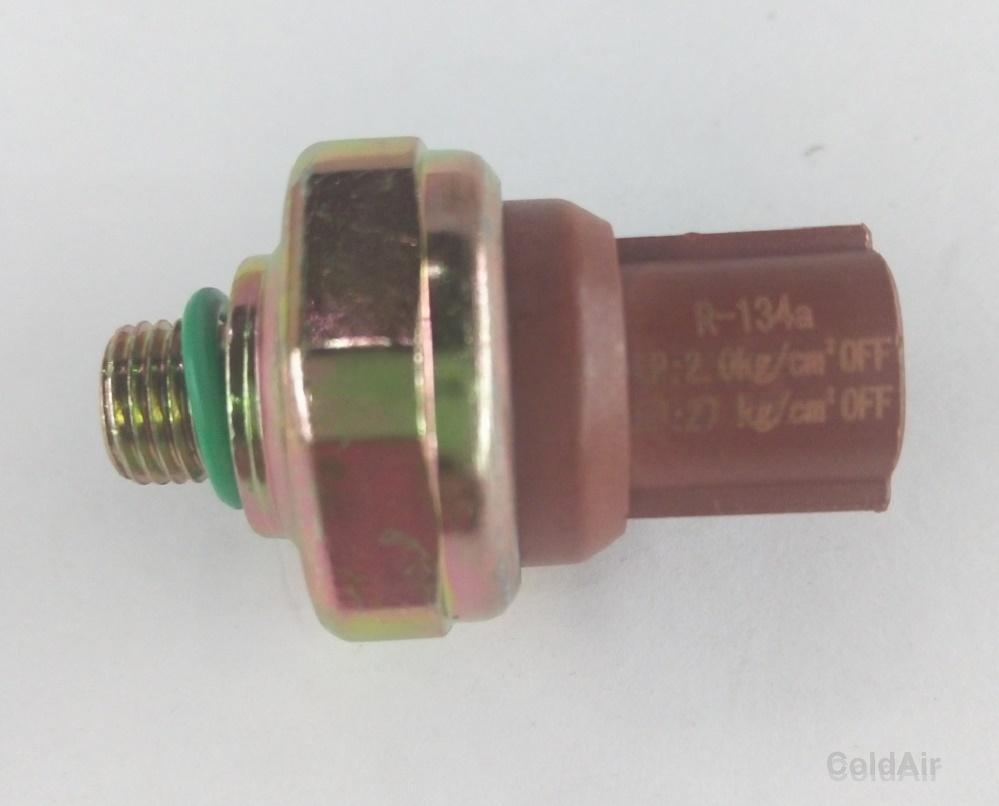Датчик давления RC-U0436D для Mitsubishi, 3/8-24 UNF Male. 27 kg/cm2 Off, LP: 2.0 kg/cm2 Off, R-12, R-134a.