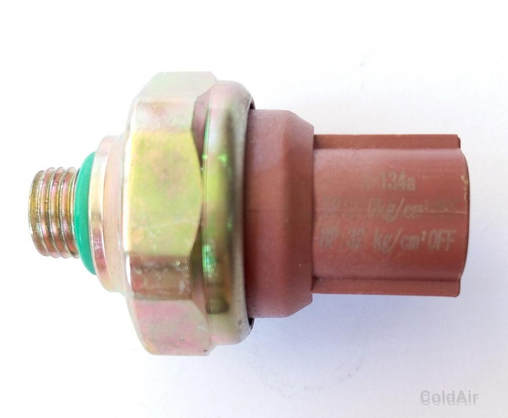 Датчик давления RC-U0436E для Mitsubishi, 3/8-24 UNF Male. 32 kg/cm2 Off, LP: 2.0 kg/cm2 Off, R-12, R-134a.