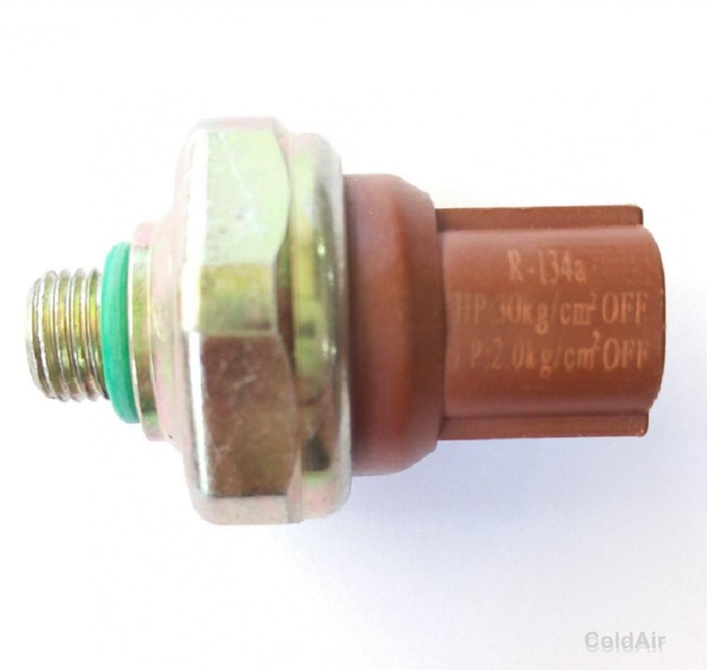 Датчик давления RC-U0436F для Mitsubishi, 3/8-24 UNF Male. 30 kg/cm2 Off, LP: 2.0 kg/cm2 Off, R-12, R-134a.