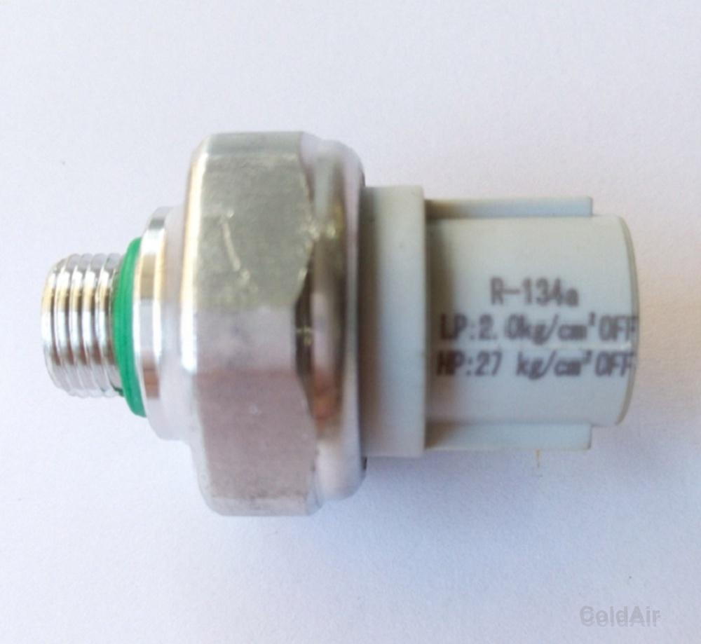 Датчик давления RC-U0439A для Honda/Acura, M11-P1.0, 3/8-24 UNF Male. HP: 27 kg/cm2 Off,  LP: 2.0 kg/cm2 Off, R-12, R-134a.