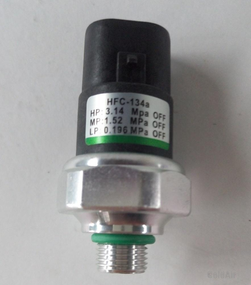 Датчик давления RC-U0450 для Acura/Lexus/Toyota, M11-P1.0, Male.  HP: 3.14 Mpa Off, MP: 1.52 Mpa Off, LP: 0.196 Mpa Off, HFC-R134a.