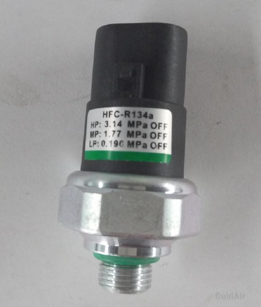 Датчик давления RC-U0450B для Acura/Lexus/Toyota, M11-P1.0, Male. HP: 3.14 Mpa Off,  MP: 1.77 Mpa Off  LP: 0.196 Mpa Off, HFC-R134a.