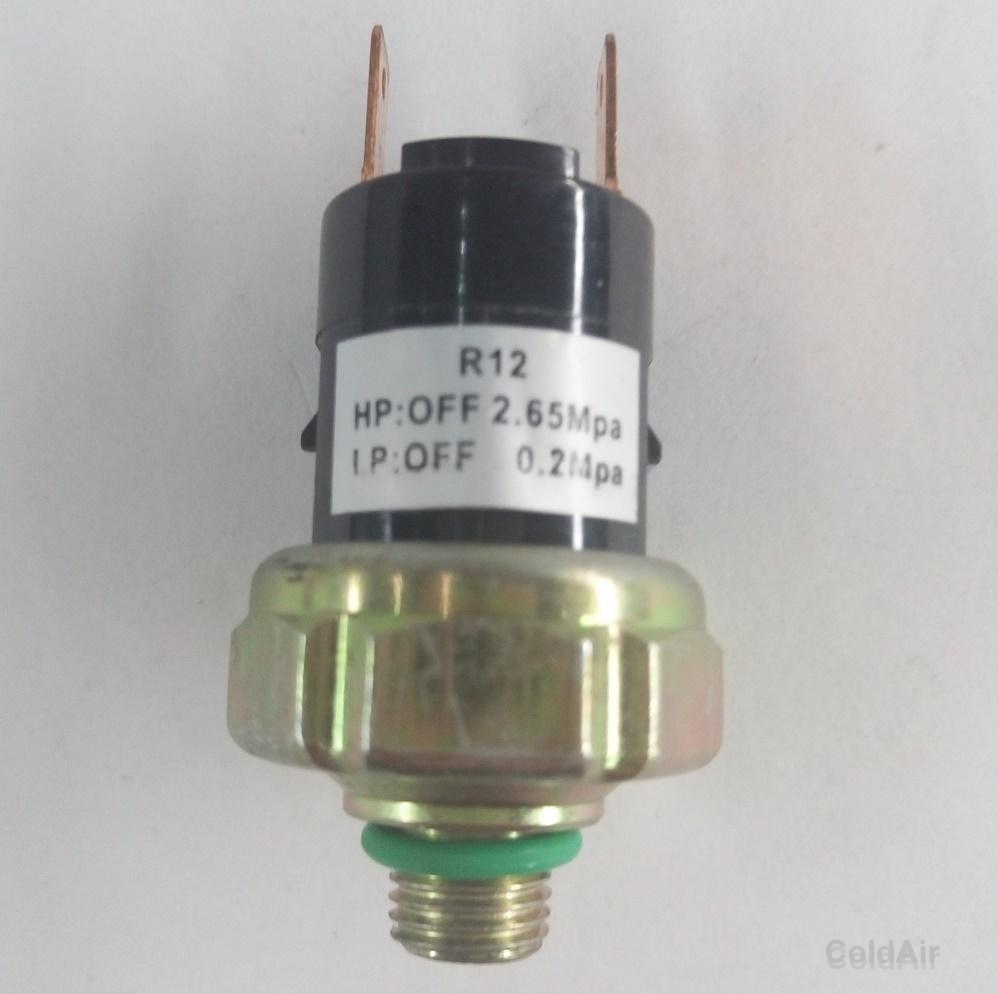 Датчик давления RC-U0459 для Honda/Accura, 3/8-24 UNF Male. HP: 26.5 kg/cm2 Off, LP: 2.0 kg/cm2 Off  R12.