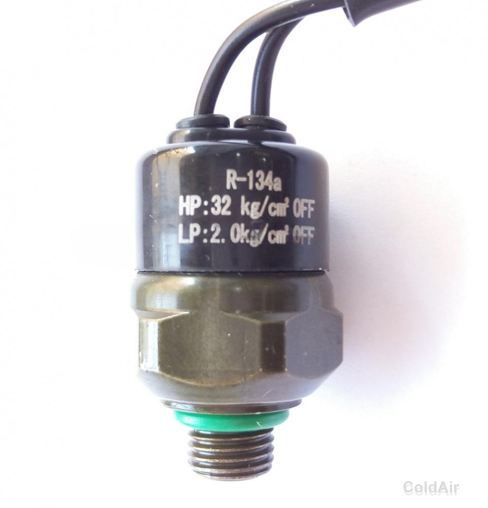 Датчик давления RC-U0470B для Ford, 3/8-24 UNF Male HP: 32 kg/cm2 Off  LP: 2.0 kg/cm2 Off, R-12, R134a.