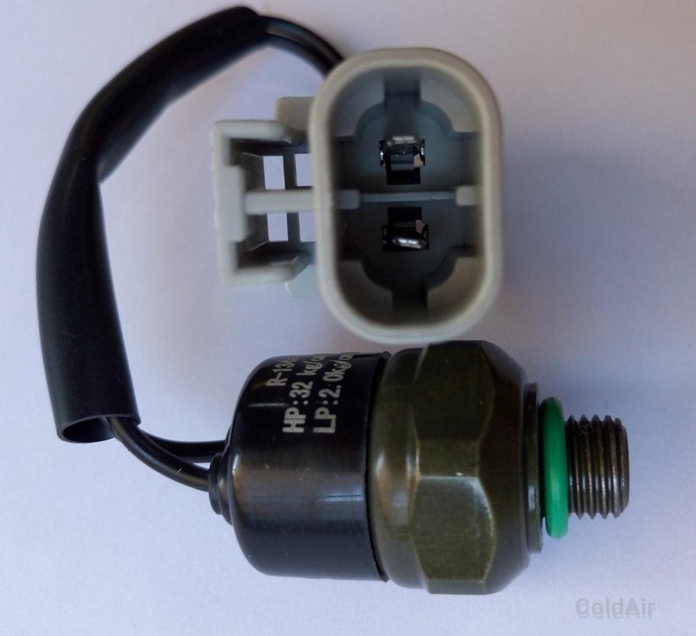 Датчик давления RC-U0470B для Ford, 3/8-24 UNF Male HP: 32 kg/cm2 Off  LP: 2.0 kg/cm2 Off, R-12, R134a.
