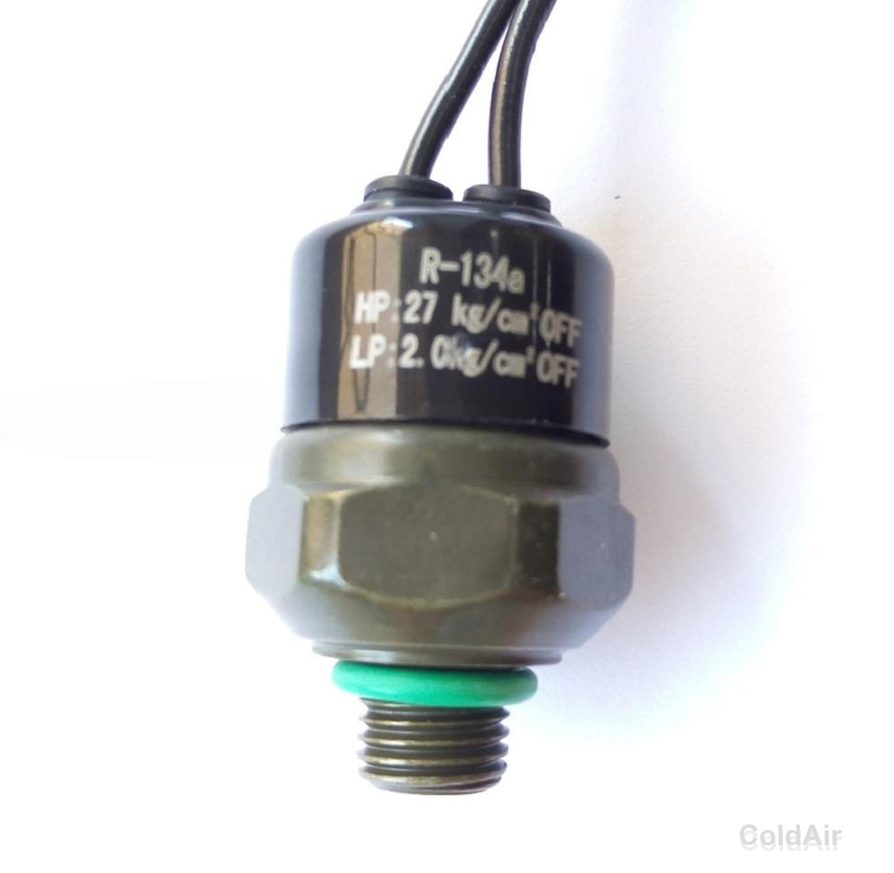 Датчик давления RC-U0471A для Nissan, 3/8-24 UNF Male HP: 27 kg/cm2 Off  LP: 2.0 kg/cm2 Off, R-12, R134a.