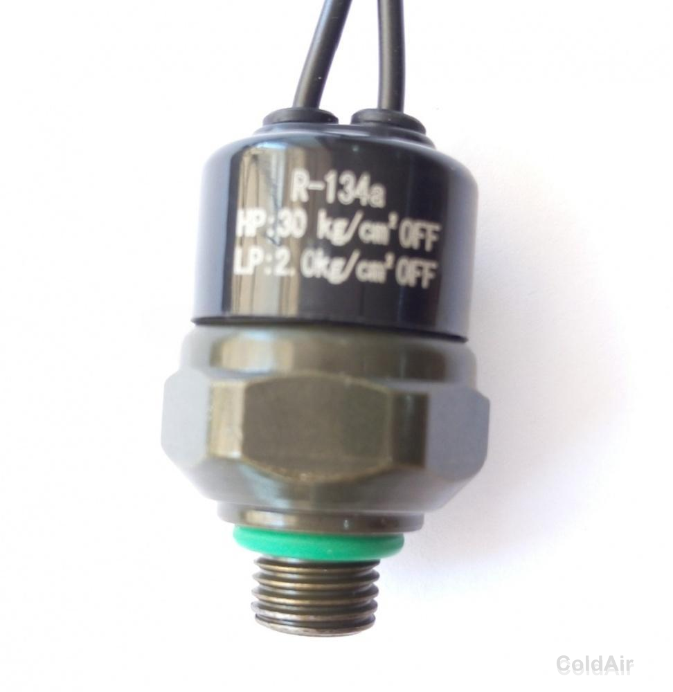 Датчик давления RC-U0471C для Nissan, 3/8-24 UNF Male HP: 30 kg/cm2 Off  LP: 2.0 kg/cm2 Off, R-12, R134a.