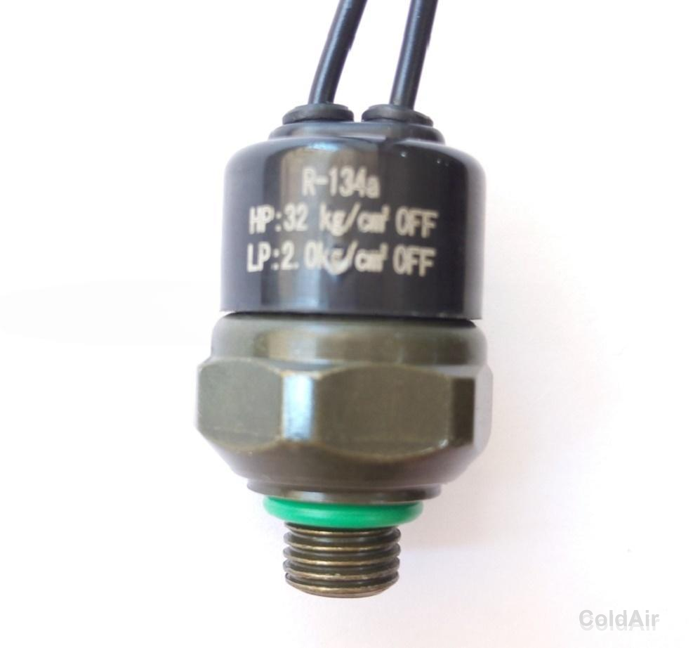 Датчик давления RC-U0471B для Nissan, 3/8-24 UNF Male HP: 32 kg/cm2 Off  LP: 2.0 kg/cm2 Off, R-12, R134a.