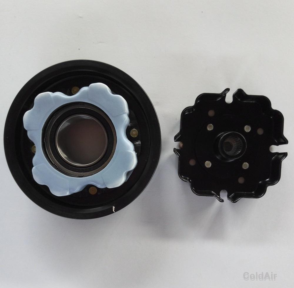 Комплект RC-U08435 шкив: 8-PK, Ø​ 115/110,*44*34 мм, посад. Ø​ 35 мм, шлиц Ø​ 13,5мм, применяемость: Audi, NipponDenso, 7SEU16C.