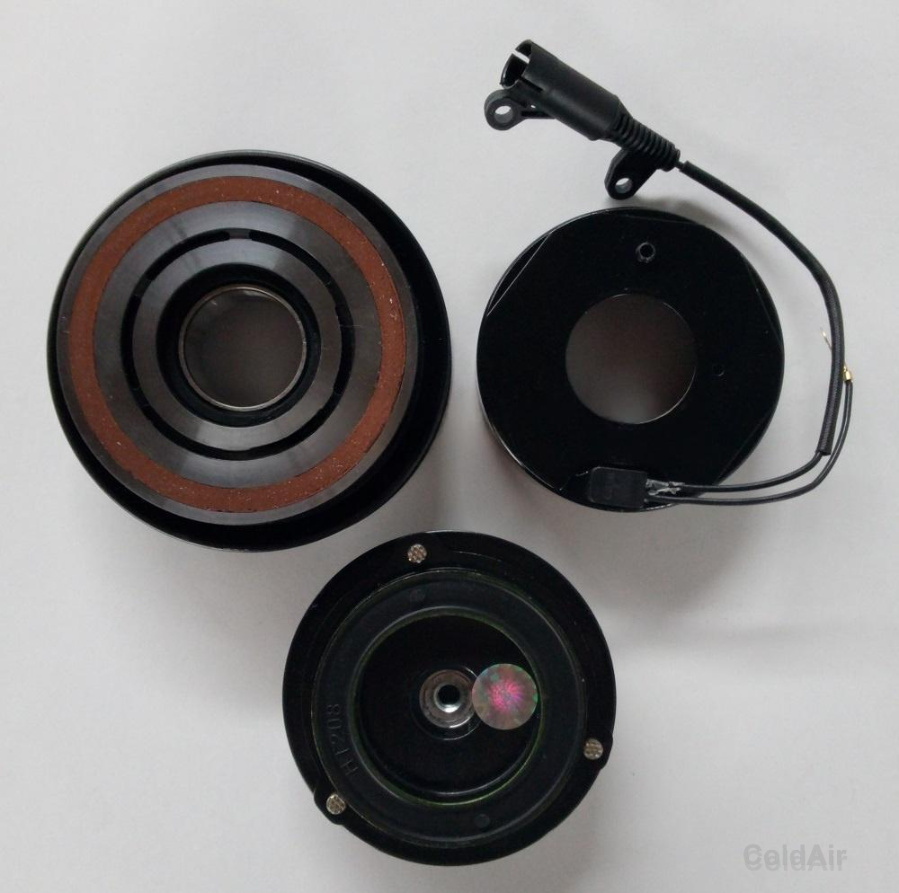Комплект RC-U08446 шкив: 6-PK, Ø​125/120*44*29мм. посад. Ø​ 35мм, муфта: 96*61,7*27*40мм, приж. пластина: шлиц ф13,2мм.