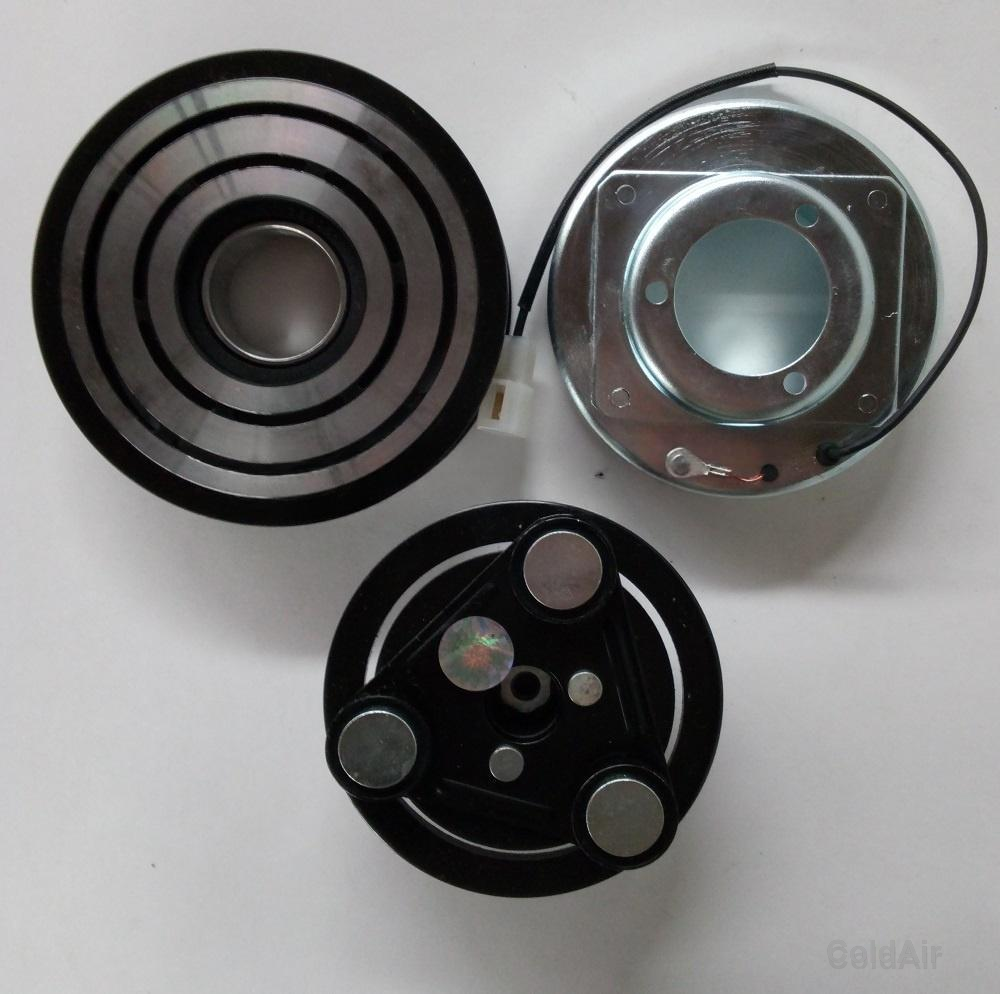 Комплект RC-U08476 шкив: 6-PK, Ø​129/125*29мм. посад. 35мм, муфта: 111*66*32/24,5*42мм, приж. пластина: шлиц Ø12,7мм.