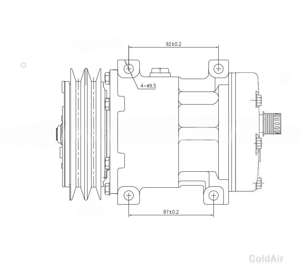RC-U0851Э (7H15,24V,A2) выходы горизонтальные 1