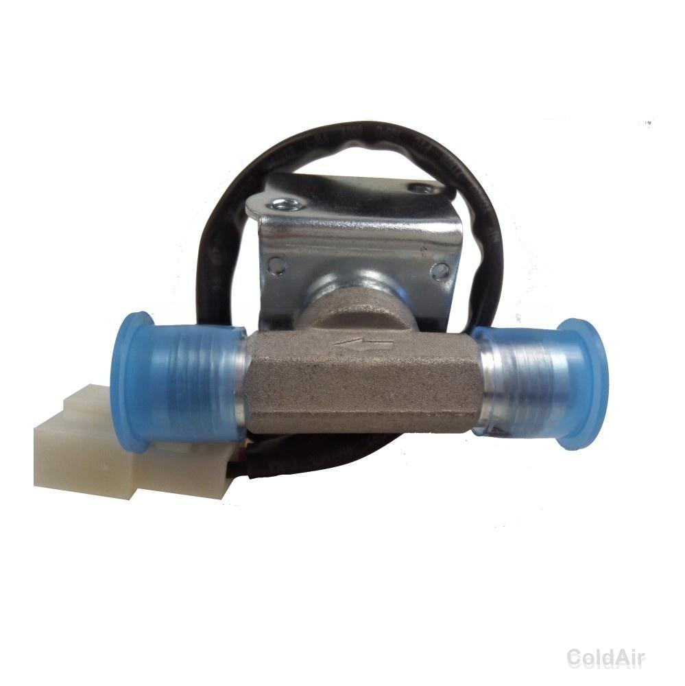 RC-U04103, клапан соленоидный 24V, алюминий, вход/выход резьба 5/8 под фитинг 3/8, Flayer.