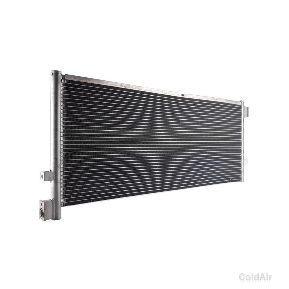 RC-U0236, радиатор 14"х33"х20 мм., аналог для Volvo FH12, FH16, вход Ø 14,5 мм., выход Ø 14,5 мм.
