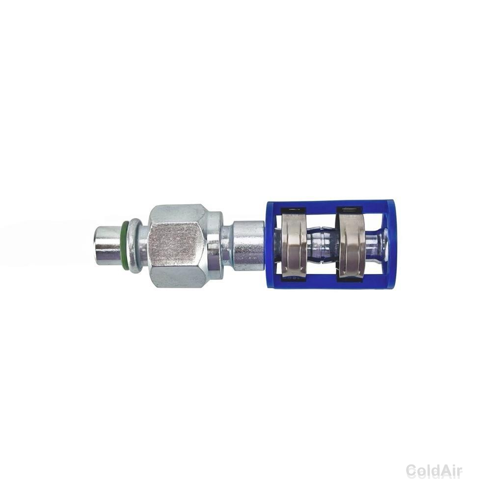 Фитинг RC-U07184 соед., под клипсу, сталь, гайка - сталь ,Ø резьбы 3/4" 16 UNF Ø трубки 1/2",  G8,  №8,  #8 (10мм),  O-Ring 180°, елка Air-o-Crimp.