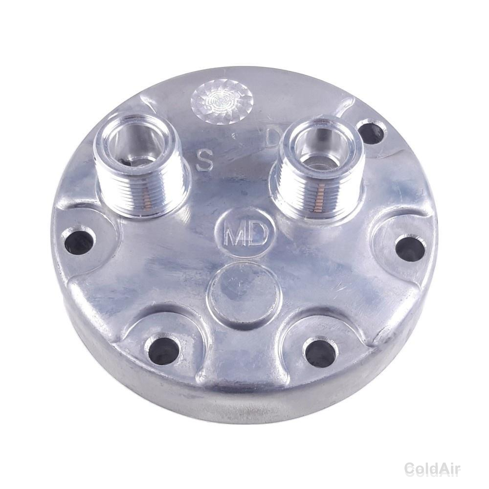 Крышка RC-U08085 на компрессора Sanden 7H, O-Ring, 1"-14UNS, 1"-14UNS