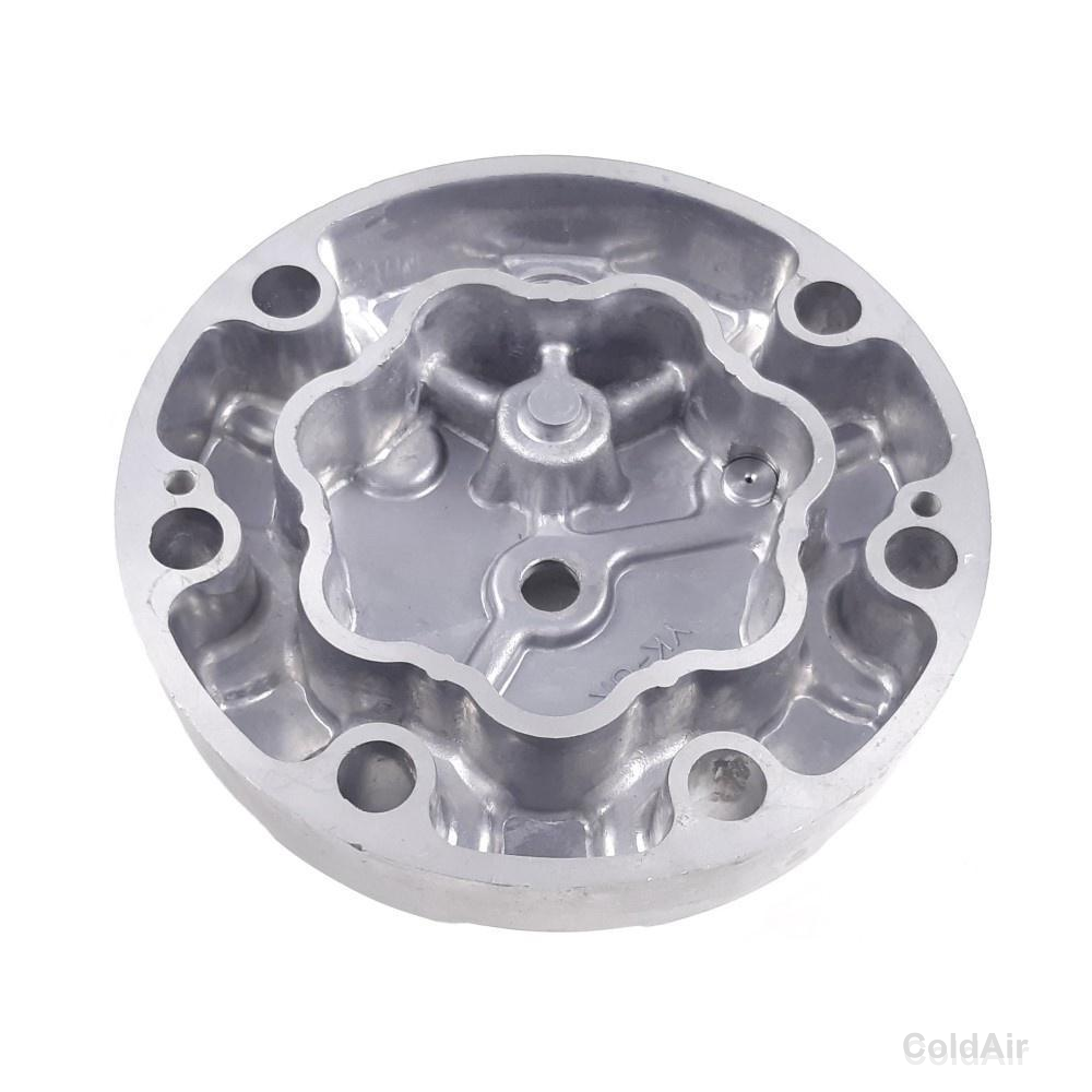 Крышка RC-U08184 на компрессора Sanden 7H, вход Ø 16,5 мм., выход Ø 16,5 мм., аварийный клапан